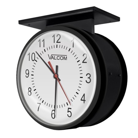 VALCOM Ip Poe 16 Inch Analog Clock, Double Sided VIP-A16ADS